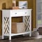 Alaterre Furniture Coventry 32" Wood Entryway/Console/Sofa Table with Drawer and Shelf ANCT18WH - alternate 5